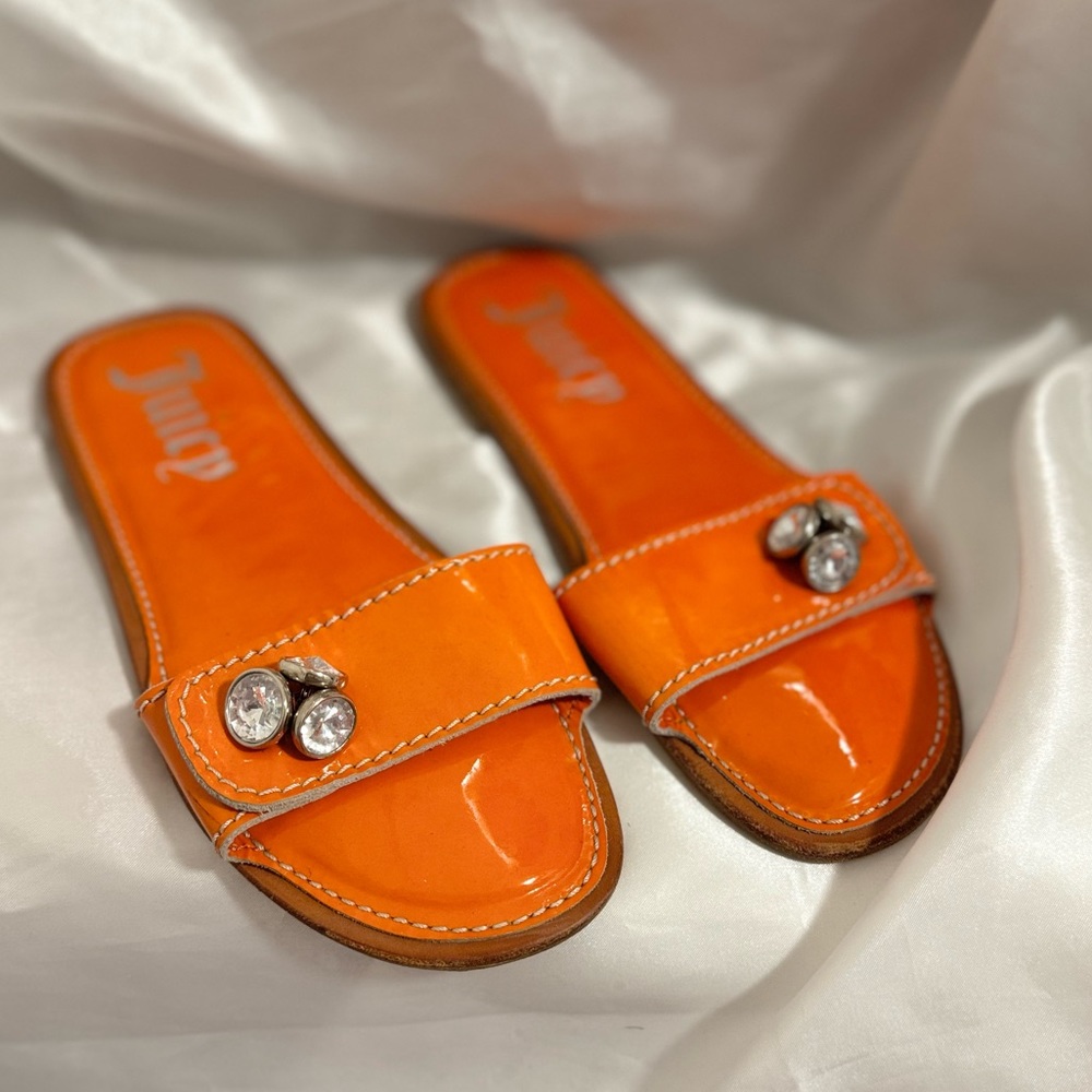 Juicy Orange Crystals Sandals